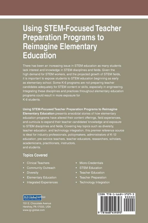 Produktbild: Using STEM-Focused Teacher Preparation Programs to Reimagine Elementary Education