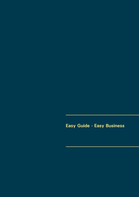 Produktbild: Easy Guide - Easy Business