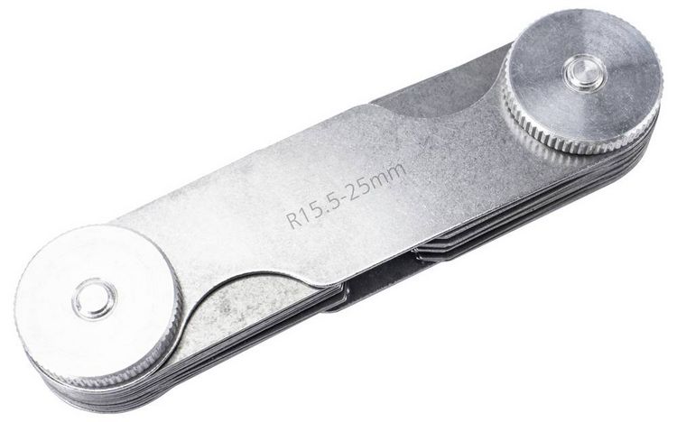 Produktbild: Dasqua 1351-0005 Radiuslehre metrisch 1.0 - 7.0mm