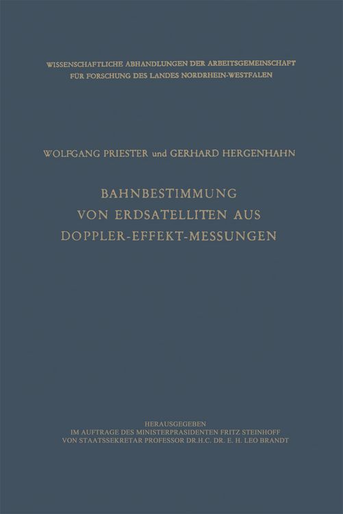 Produktbild: Bahnbestimmung von Erdsatelliten aus Doppler-Effekt-Messungen