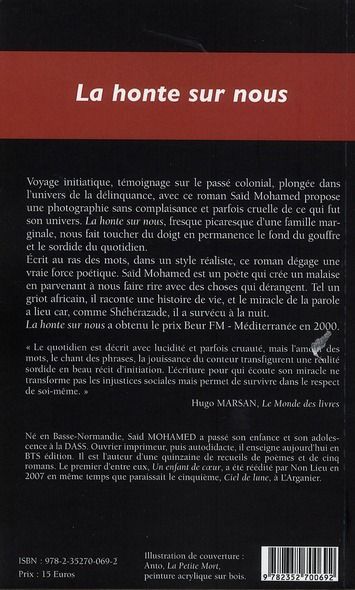 Produktbild: La honte sur nous