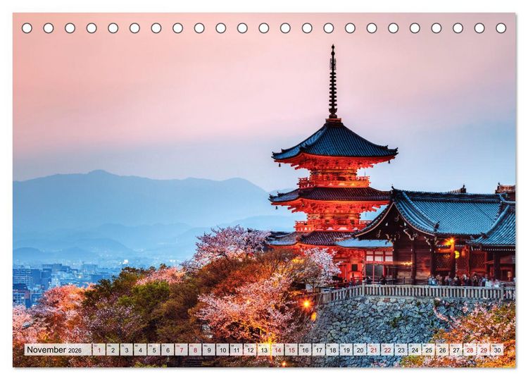 Produktbild: Japan - Traditionen und Modernit&auml;t (Tischkalender 2026 DIN A5 quer), CALVENDO Monatskalender