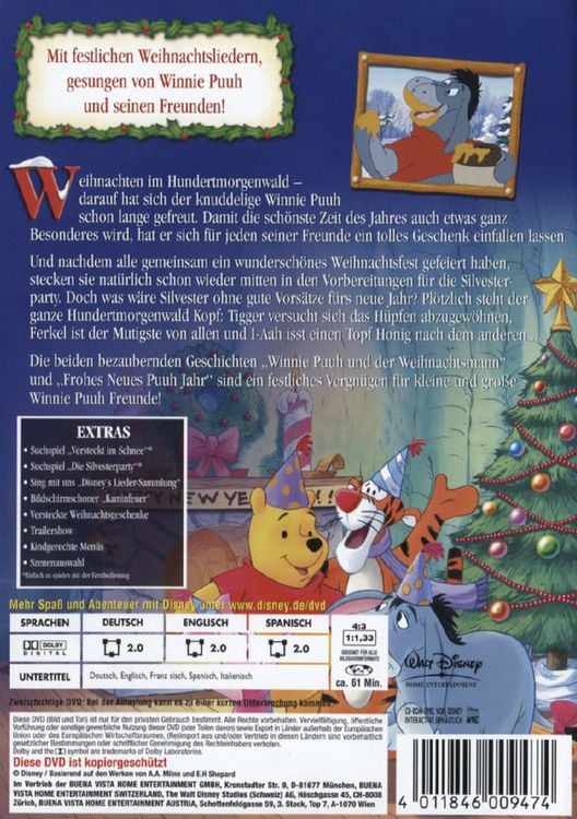 Produktbild: Winnie Puuh - Honigs&uuml;sse Weihnachtszeit