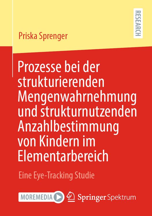 Produktbild: Prozesse bei der strukturierenden Mengenwahrnehmung und strukturnutzenden Anzahlbestimmung von Kindern im Elementarbereich