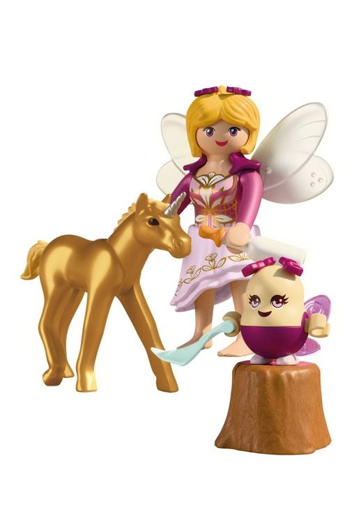 Produktbild: PLAYMOBIL 71844 Goldenes Einhornfohlen mit Fee