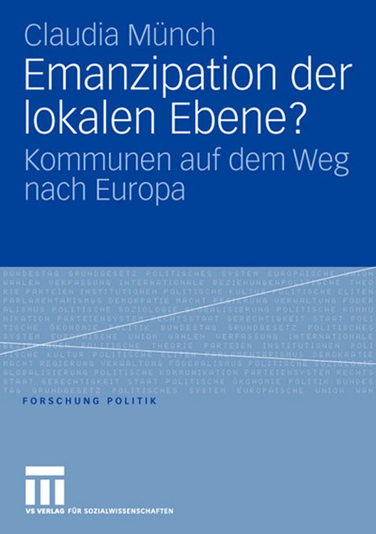 Produktbild: Emanzipation der lokalen Ebene?