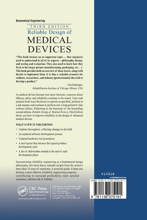 Produktbild: Reliable Design of Medical Devices