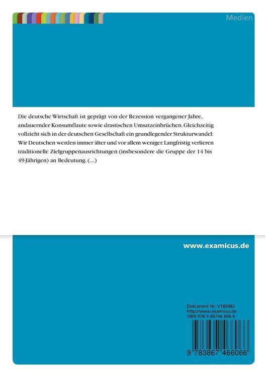 Produktbild: Ausl&auml;nder als Werbezielgruppe - Betrachtung unter demographischen Gesichtspunkten, Markterfassung sowie Darstellung am Beispiel von Fernsehwerbung f&uuml;r Deutsch-T&uuml;rken