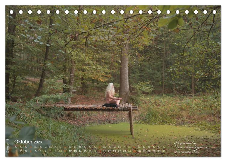 Produktbild: HAIKU AM TEICH (Tischkalender 2026 DIN A5 quer), CALVENDO Monatskalender