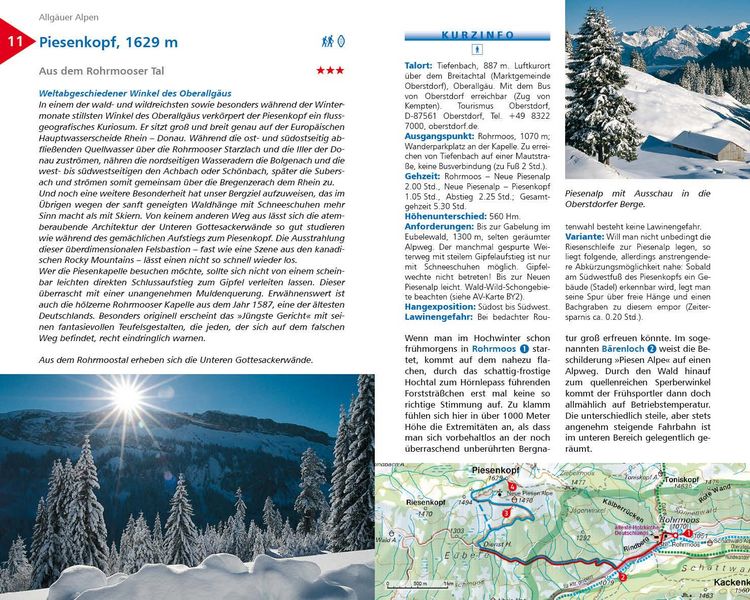 Produktbild: ROTHER Wanderbuch Wandern im Winter - Allg&auml;uer Alpen