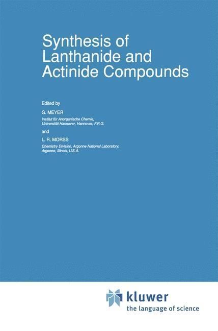 Produktbild: Synthesis of Lanthanide and Actinide Compounds