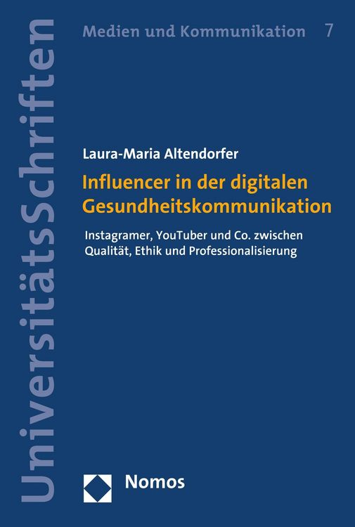 Produktbild: Influencer in der digitalen Gesundheitskommunikation