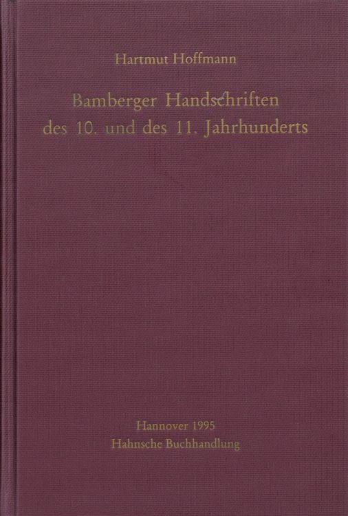 Produktbild: Bamberger Handschriften des 10. und des 11. Jahrhunderts