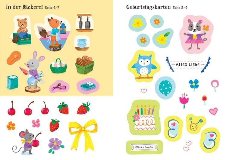 Produktbild: Mein Immer-wieder-Stickerbuch: Oma Dachs feiert Geburtstag