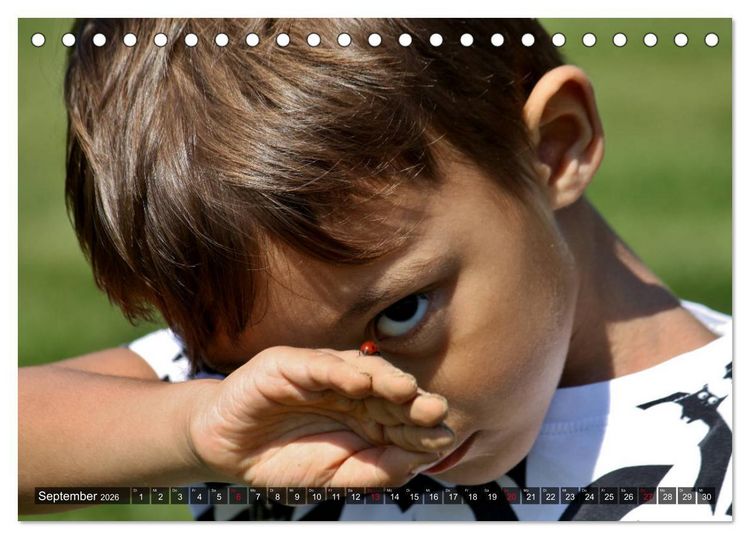 Produktbild: Kinder. Entdecker der Welt (Tischkalender 2026 DIN A5 quer), CALVENDO Monatskalender