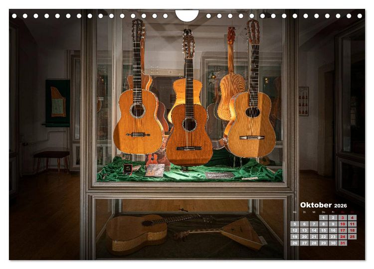 Produktbild: Markneukirchen - Musik & Landschaft einer Region (Wandkalender 2026 DIN A4 quer), CALVENDO Monatskalender