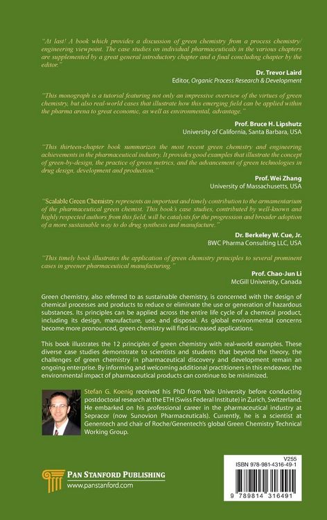 Produktbild: Scalable Green Chemistry