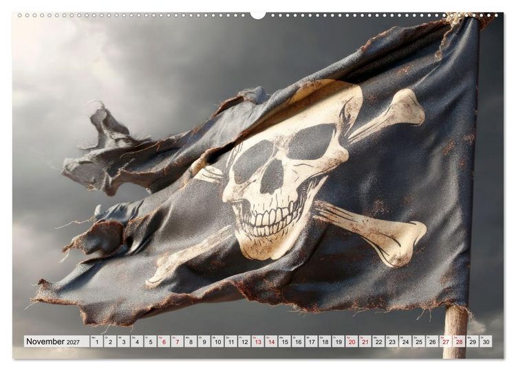 Produktbild: Piraten - Legenden der sieben Meere (Wandkalender 2027 DIN A2 quer), CALVENDO Monatskalender