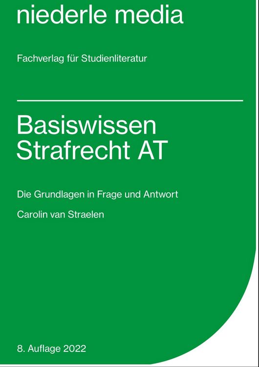 Produktbild: Basiswissen Strafrecht AT - 2022