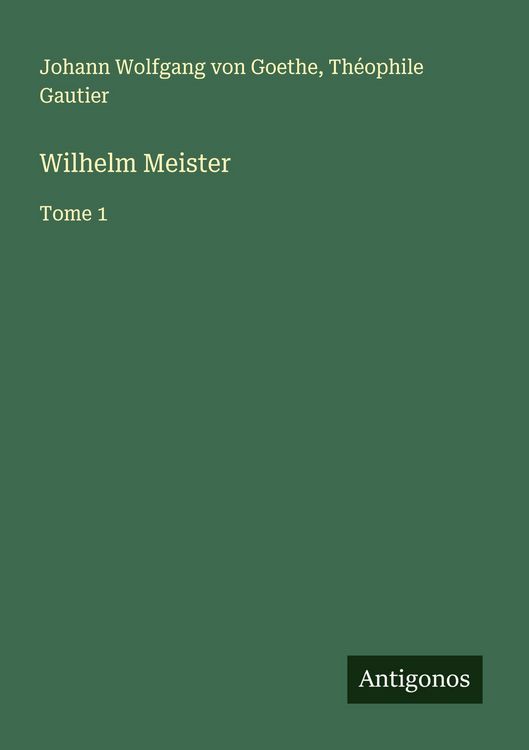 Produktbild: Wilhelm Meister