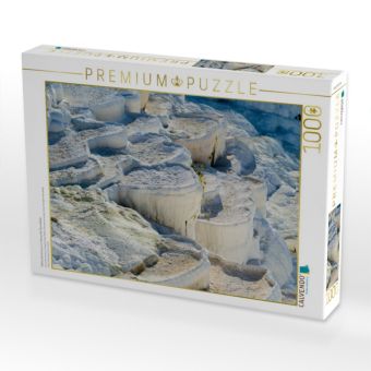 Produktbild: CALVENDO Puzzle Kalksinterterassen in Hierapolis Pamukkale | 1000 Teile Lege-Gr&ouml;&szlig;e 64x48cm Foto-Puzzle f&uuml;r gl&uuml;ckliche Stunden