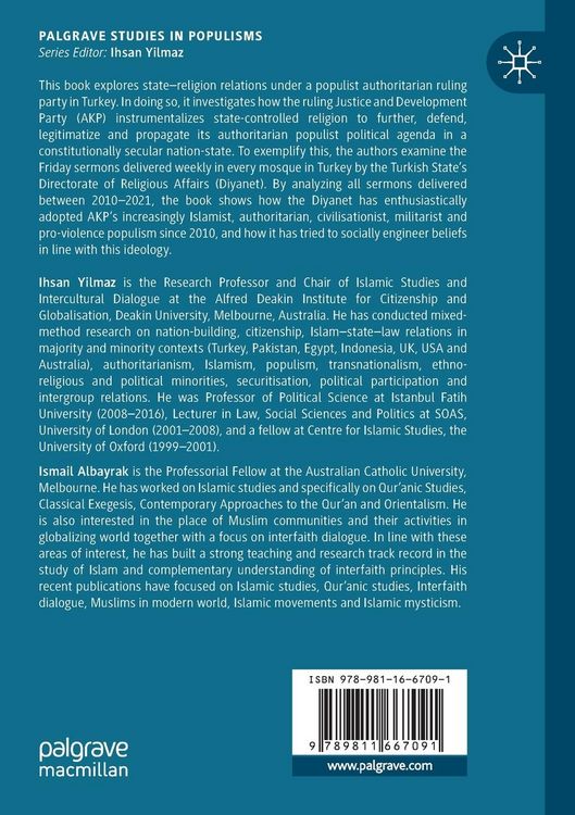 Produktbild: Populist and Pro-Violence State Religion