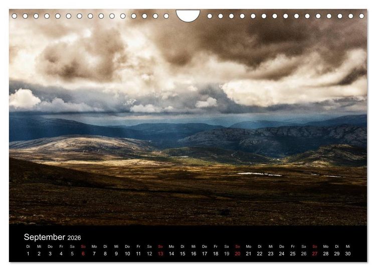 Produktbild: Norwegen - Alpine Landschaften (Wandkalender 2026 DIN A4 quer), CALVENDO Monatskalender