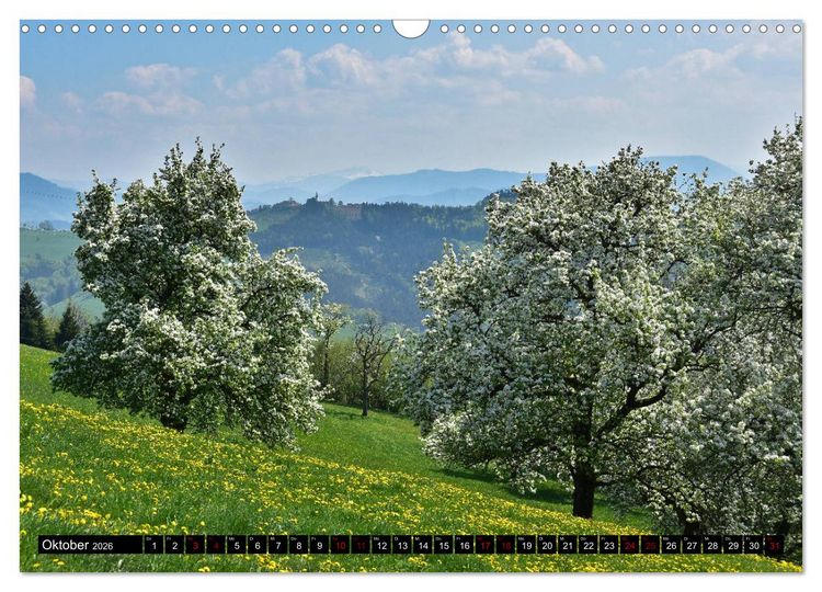 Produktbild: Fr&uuml;hling im Mostviertel (Wandkalender 2026 DIN A3 quer), CALVENDO Monatskalender