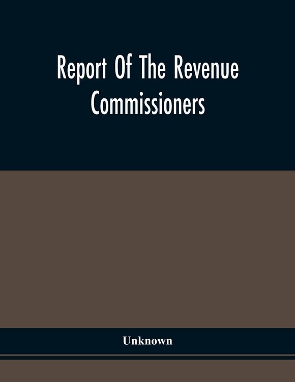 Produktbild: Report Of The Revenue Commissioners
