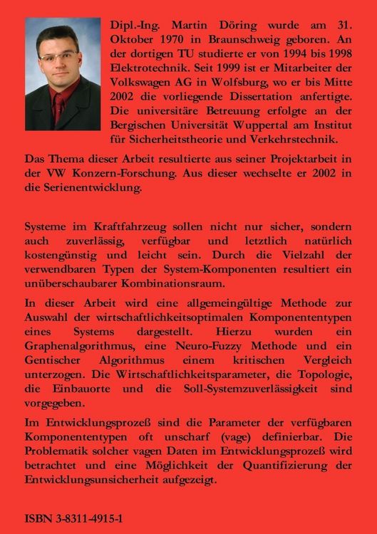 Produktbild: Optimierung und vage Daten im Entwicklungsprozess