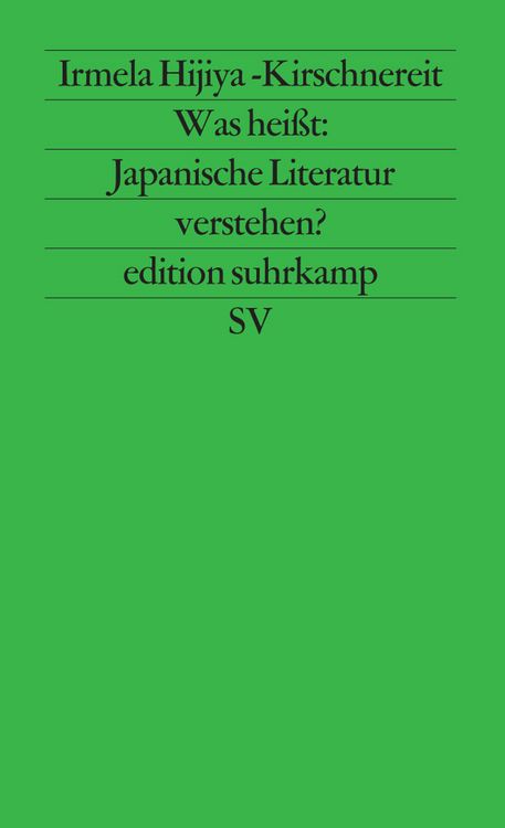 Produktbild: Was hei&szlig;t: Japanische Literatur verstehen?