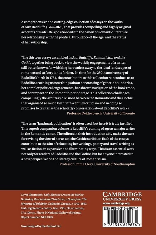 Produktbild: Ann Radcliffe, Romanticism and the Gothic