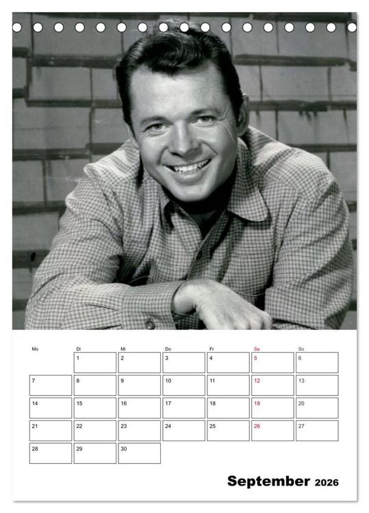 Produktbild: Leinwandhelden. Unvergessene Filmstars (Tischkalender 2026 DIN A5 hoch), CALVENDO Monatskalender