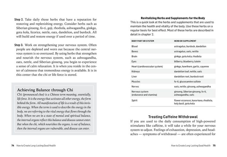 Produktbild: Herbs for Long-Lasting Health