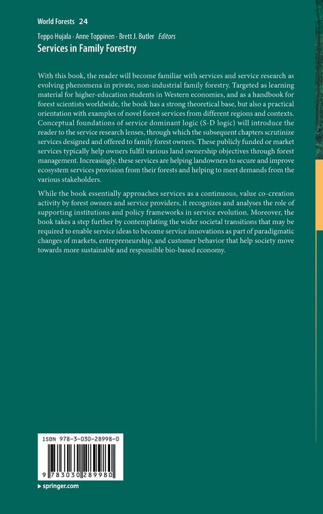 Produktbild: Services in Family Forestry