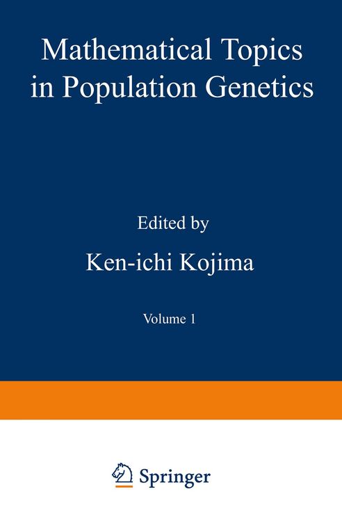Produktbild: Mathematical Topics in Population Genetics