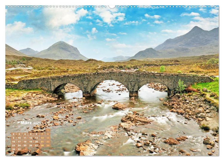Produktbild: Naturschauspiele in Schottland (hochwertiger Premium Wandkalender 2026 DIN A2 quer), Kunstdruck in Hochglanz