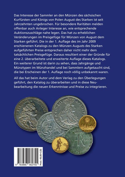Produktbild: Die M&uuml;nzen Augusts des Starken