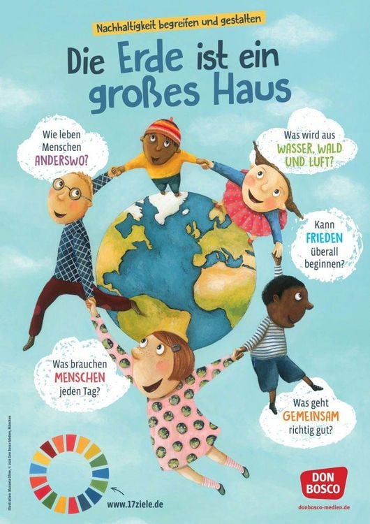Produktbild: Die Erde ist ein gro&szlig;es Haus (Poster)