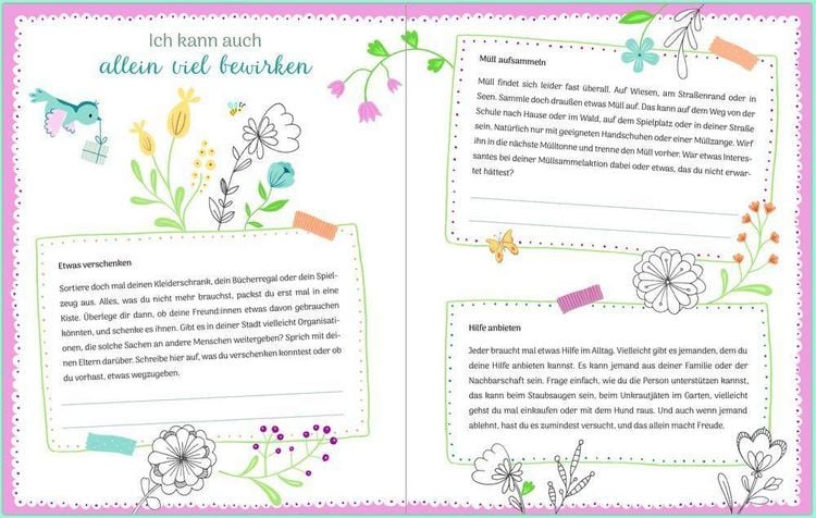 Produktbild: Kreativbuch &ndash; Mein Leben ist bunt und sch&ouml;n