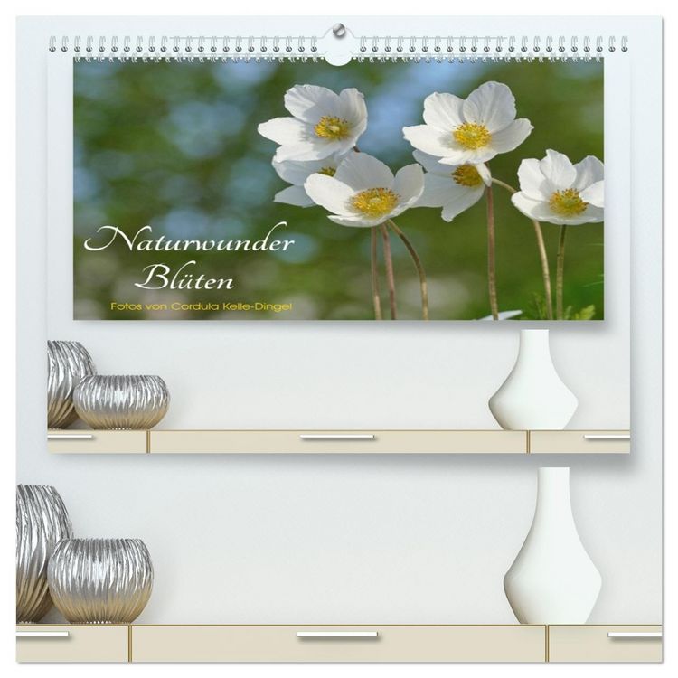 Produktbild: Naturwunder Bl&uuml;ten (hochwertiger Premium Wandkalender 2026 DIN A2 quer), Kunstdruck in Hochglanz