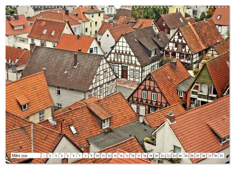 Produktbild: BURGDORFER ANSICHTEN (hochwertiger Premium Wandkalender 2026 DIN A2 quer), Kunstdruck in Hochglanz