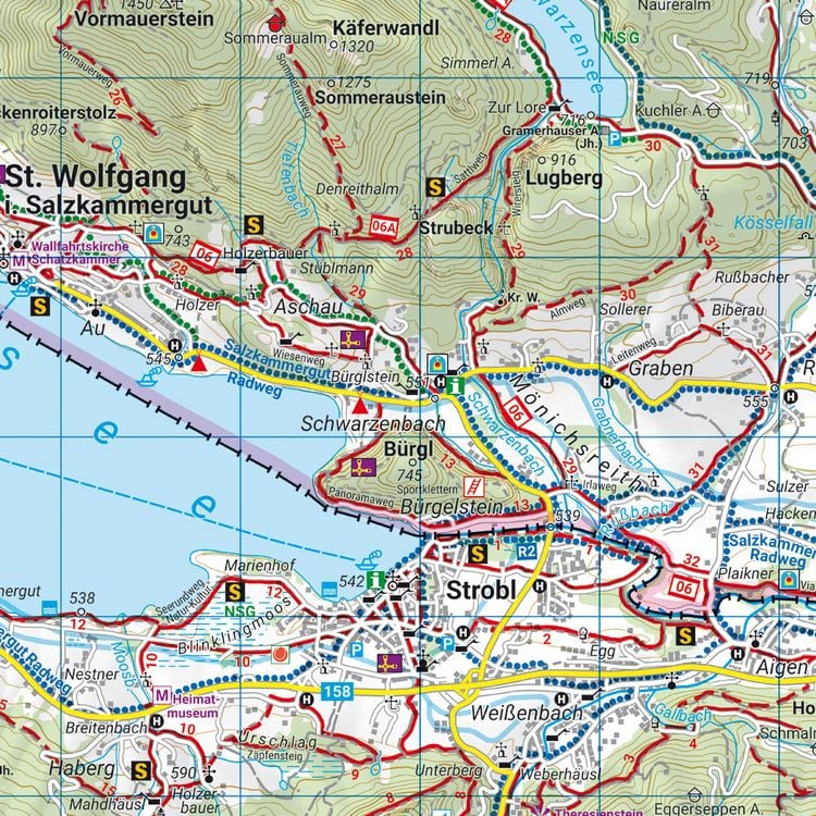 Produktbild: freytag & berndt Wanderkarte WKXL 3020 Bad Ischl, Wolfgangsee - Hintersee - Altausseer See 1:30.000