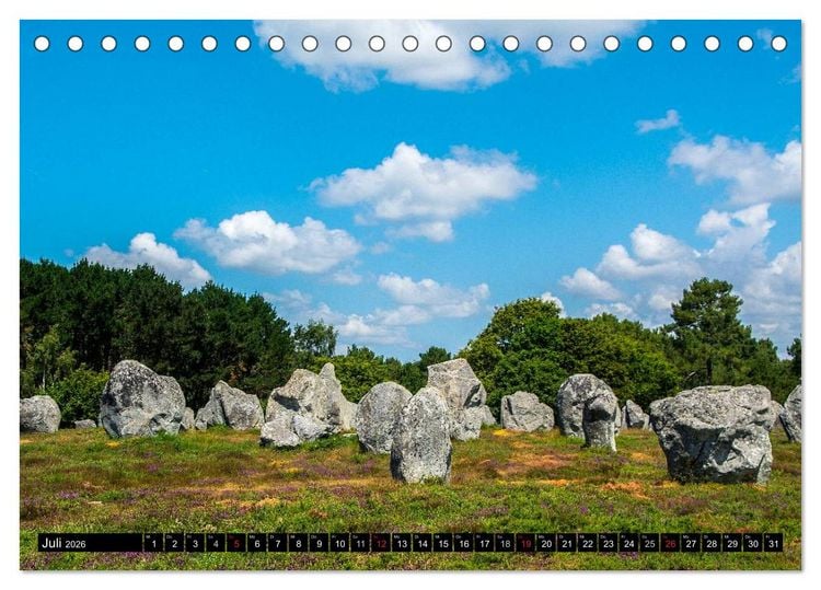 Produktbild: Traumhafte Bretagne (Tischkalender 2026 DIN A5 quer), CALVENDO Monatskalender