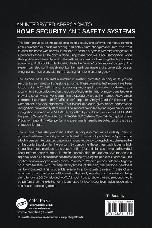 Produktbild: An Integrated Approach to Home Security and Safety Systems
