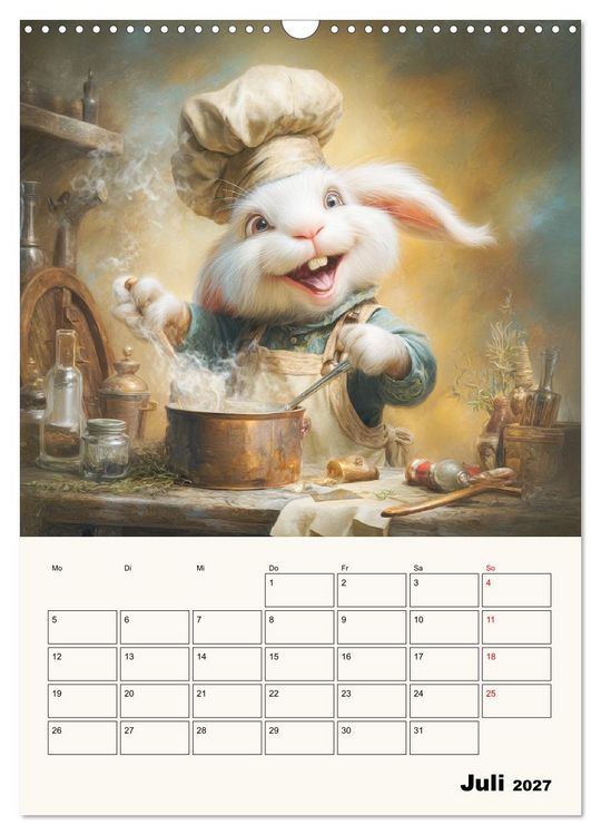 Produktbild: Wundersame Seelen. Kaninchen zwischen Fantasie, Humor und feiner Poesie (Wandkalender 2027 DIN A3 hoch), CALVENDO Monatskalender