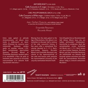 Produktbild: Anton&iexcl;n Kraft - Carl Philipp Emanuel Bach: Cello C