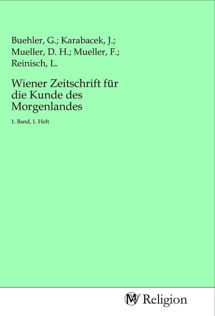 Produktbild: Wiener Zeitschrift f&uuml;r die Kunde des Morgenlandes
