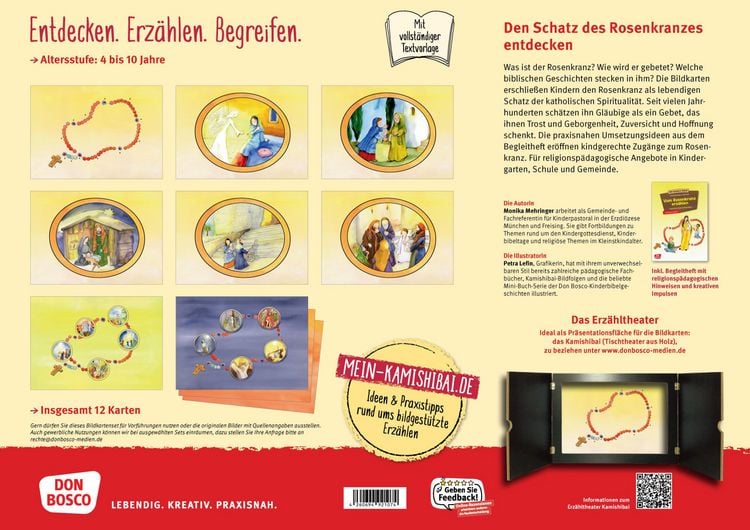 Produktbild: Vom Rosenkranz erzählen. Kamishibai Bildkartenset