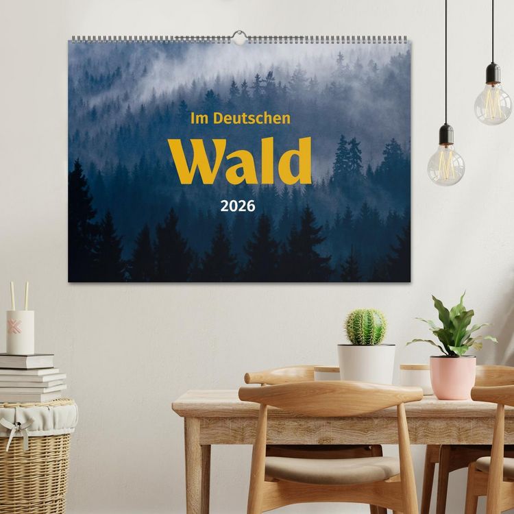 Produktbild: Im Deutschen Wald (Wandkalender 2026 DIN A2 quer), CALVENDO Monatskalender
